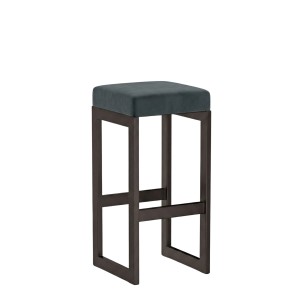 Hoker tapicerowany loft - Grafitowy