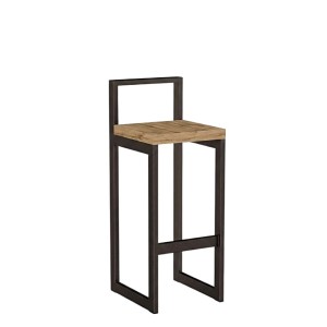 Metalowy Hoker loft z oparciem - Wotan