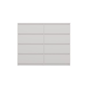 Komoda z 8 szufladami biała