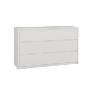 Komoda z 6 szufladami - Biała