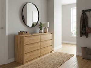 Komoda z 6 szufladami Dąb Artisan