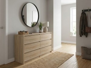 Komoda z 6 szufladami Dąb Sonoma