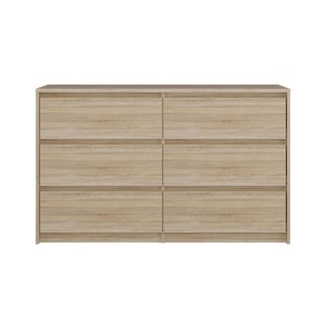 Komoda z 6 szufladami Dąb Sonoma