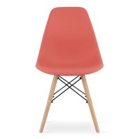 Krzesło skandynawskie czerwone
