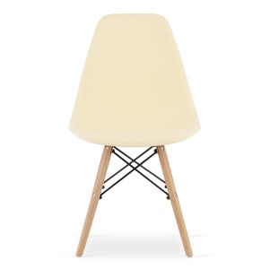 Krzesło skandynawskie beżowe