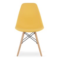 Krzesło skandynawskie żółte