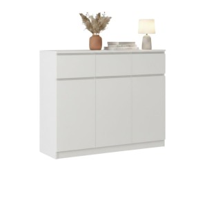 Komoda z 3 szufladami - Biała