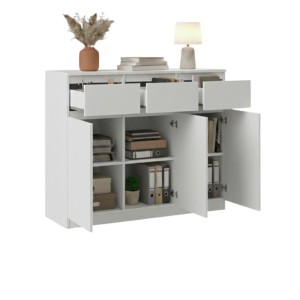 Komoda z 3 szufladami - Biała