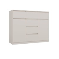 Komoda z 6 szufladami i szafkami - Kaszmir