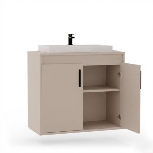 Wisząca łazienkowa szafka pod umywalkę kaszmir