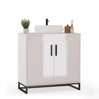 Szafka pod umywalkę - Biała połysk