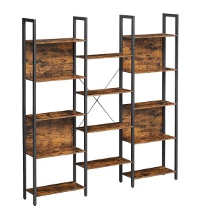 Regał Falko - Rustykalny brąz