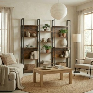 Regał Falko rustykalny brąz