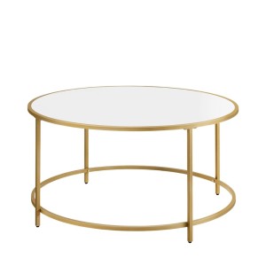 Stolik kawowy Orbit - Złoty