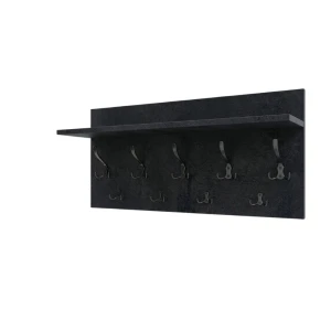 Wieszak poziomy - beton czarny