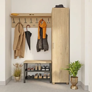 Wieszak poziomy - dąb cremona