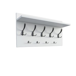 Wieszak poziomy biały