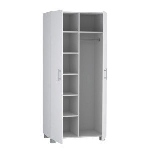 Szafa z drążkiem i sześcioma półkami