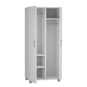 Szafa z dwoma drążkami i trzema półkami