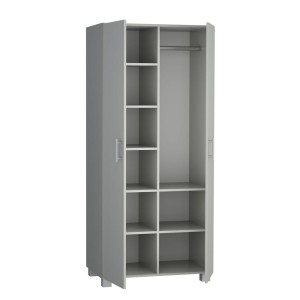 Szafa z drążkiem i siedmioma półkami