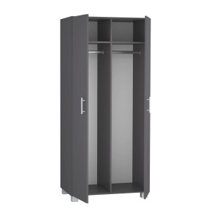 Szafa z dwoma drążkami i dwiema półkami