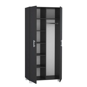 Szafa z drążkiem i sześcioma półkami