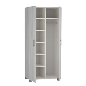 Szafa z drążkiem i sześcioma półkami