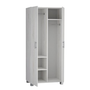 Szafa z dwoma drążkami i trzema półkami