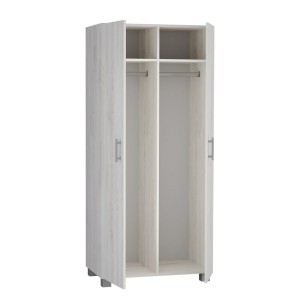 Szafa z dwoma drążkami i dwiema półkami