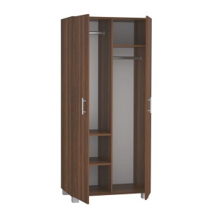 Szafa z dwoma drążkami i trzema półkami