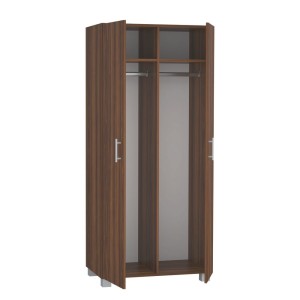 Szafa z dwoma drążkami i dwiema półkami