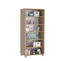 Regał podwójny - Cappuccino