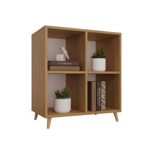 Regał skandynawski kostka dąb kamienny - Kolekcja SCANDI