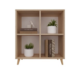 Regał skandynawski kostka dąb sonoma - 5.jpg