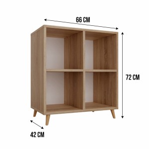 Regał skandynawski kostka dąb sonoma - 7.jpg