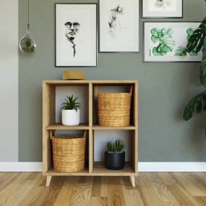 Regał skandynawski kostka dąb złoty - 8.jpg