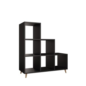 Regał skandynawski schodkowy czarny - 1 (Regał skandynawski schodkowy czarny).jpg