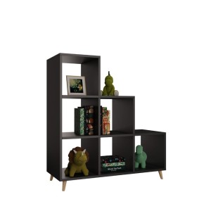 Regał skandynawski schodkowy czarny - 3 (Regał skandynawski schodkowy czarny).jpg