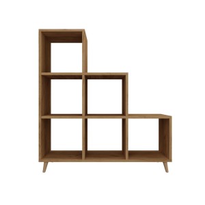 Regał skandynawski schodkowy dąb złoty (2).jpg