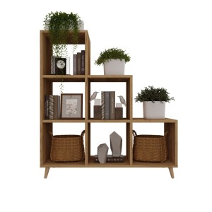 Regał skandynawski schodkowy dąb złoty (6).jpg