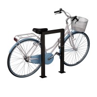 Stojak na rower zalewany