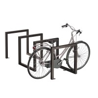 Metalowy stojak na rower spiralny czarny