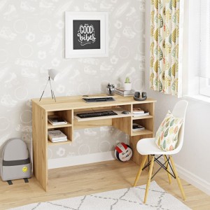 Biurko szkolne 4p- dąb złoty-yrke .jpg