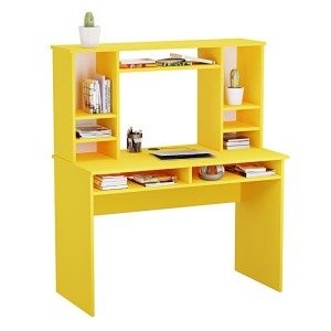Biurko szkolne żółte 2p - nadstawka-5p.jpg