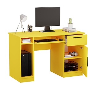 Biurko szkolne żółty -1d1s2k-.jpg