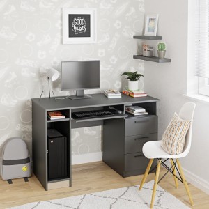 Biurko szkolne Jan - czarne - -.jpg