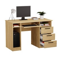 Biurko szkolne Jan - Dąb kamienny