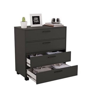 Komoda z szufladami Anna - Czarny