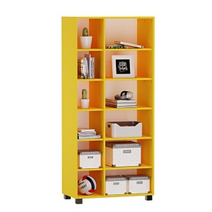 Regał otwarty Łukasz - Żółty