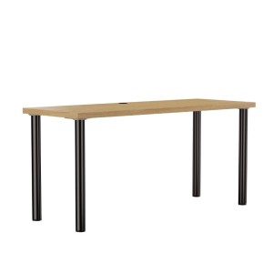 Biurko komputerowe Iron dąb kamienny-.jpg